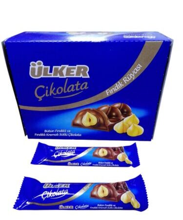 اولكر بار بالبندق حبة كاملة 40غ*24