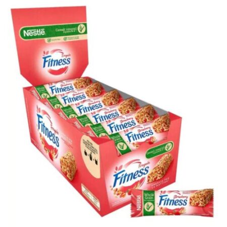 فتنس بار  فراولة 16 حبة