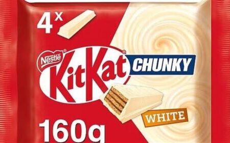 كت كات شنكي وايت متعدد 4*40غ