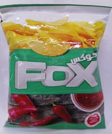 شيبس فوكس فلفل حلو 40غرام *24