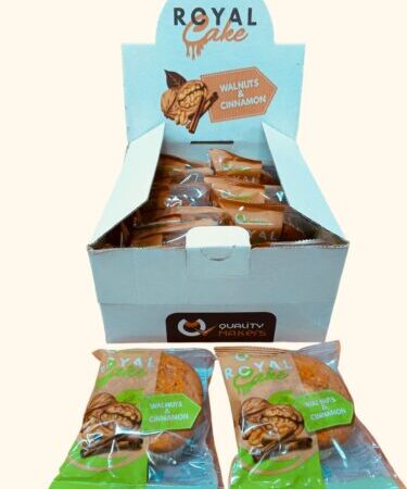 رويال كيك بالجوز والقرفة  12*80غرام