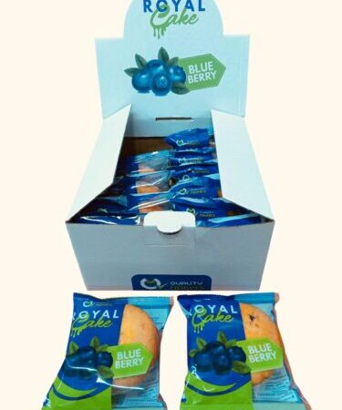 رويال كيك بلو بيري  12*80غرام