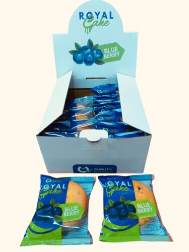 رويال كيك بلو بيري 12*80غرام