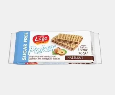 لاغو ويفر زيرو شوغر 45 غ*20