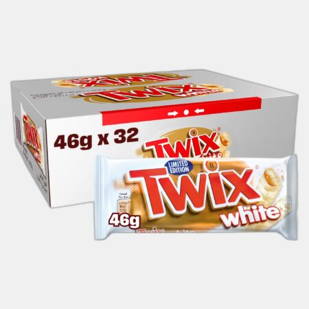 تويكس2اصبع وايت 32*46غ