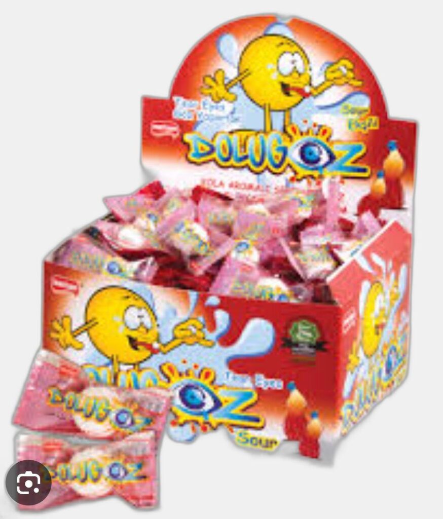 علكة حامضة كولا 100حبة