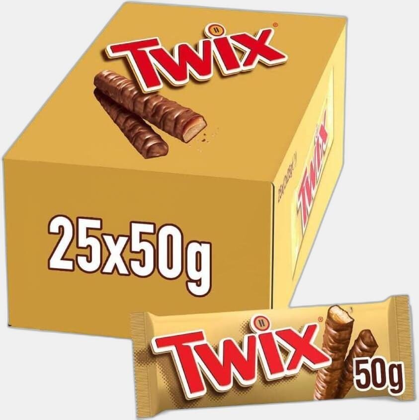 تويكس اصبعين 25 *50 غ