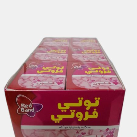 توتي فروتي قلوب 30 حبة