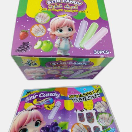 مبرد اظافر كاندي و بودره حامضه و ستكر اظافر 30