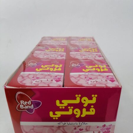 توتي فروتي قلوب 30 حبة