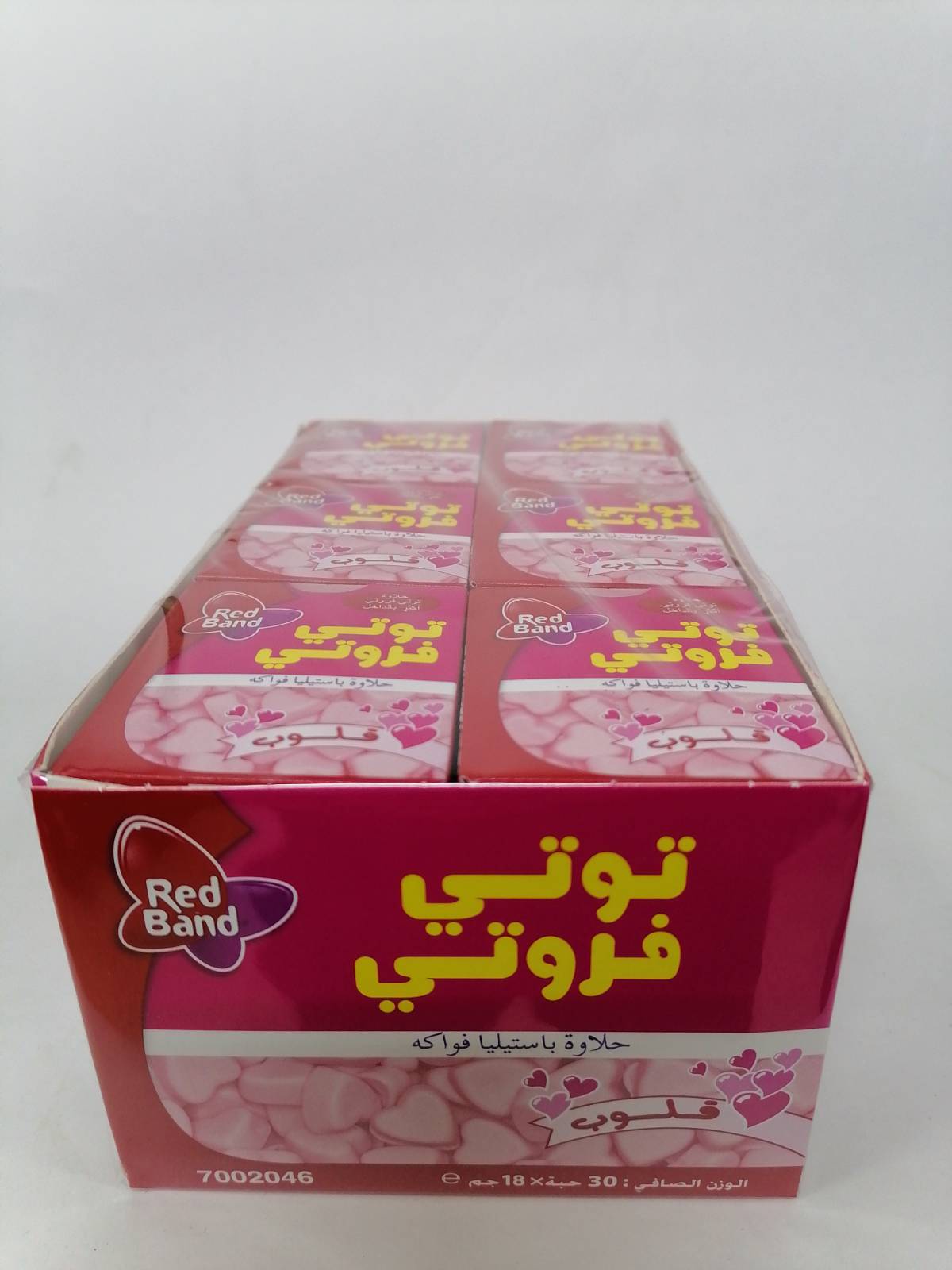 توتي فروتي قلوب 30 حبة