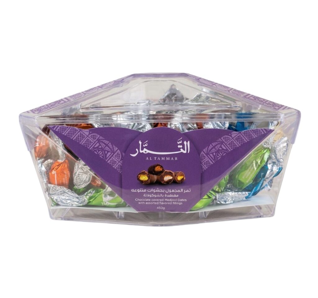 التمار شوكلا بحشوات فاخرة 450 غرام