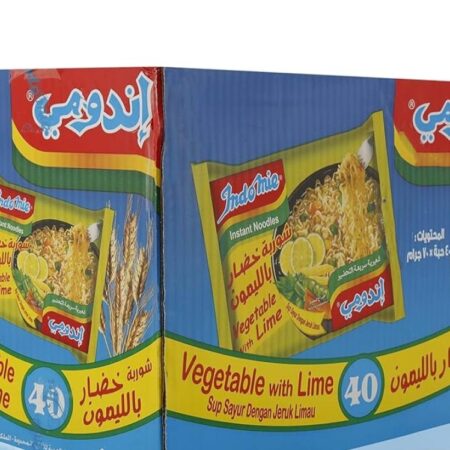اندومي كياس خضار باليمون