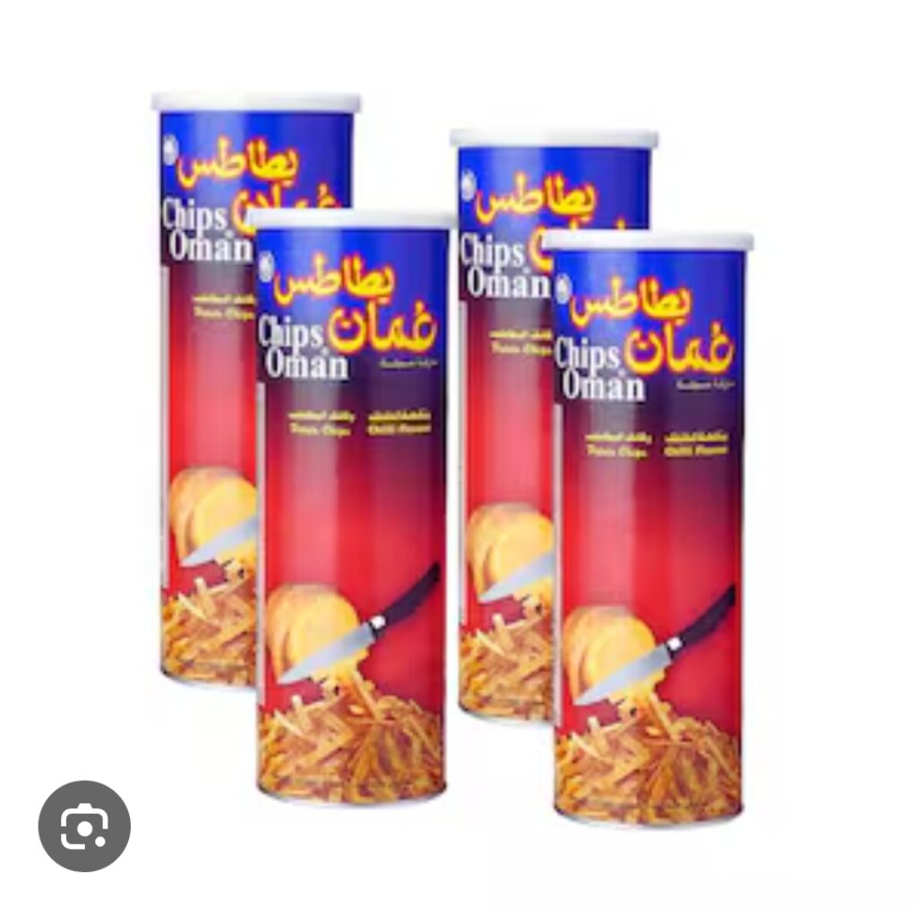 بطاطس عمان علب كبير 4*137 غرام